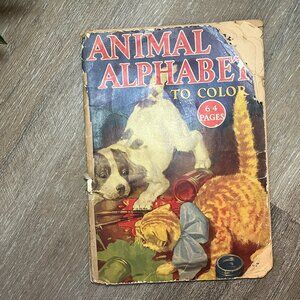 Boys Unbranded Learning Toy Animal Alphabet Coloring Book One Size Multicolor